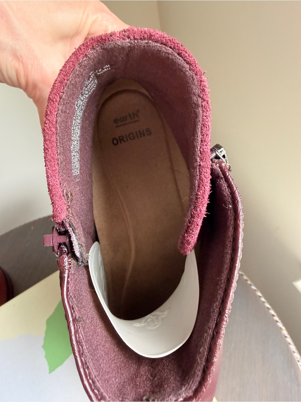Earth Origins Navigate Noah Leather & Suede Ankle Boots Size 9 Very Good Cond. - Picture 9 of 14